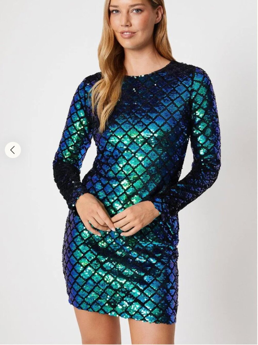 Forever 21 Sequin Mermaid Cocktail Dress for Party Size 12